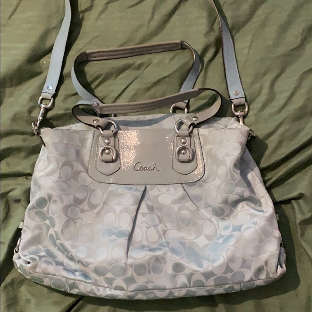 Coach blue bag